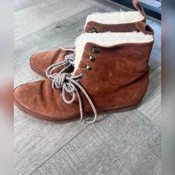 Jenni Kayne Shearling Canyon Boots Size 11 - Picture 1 of 8